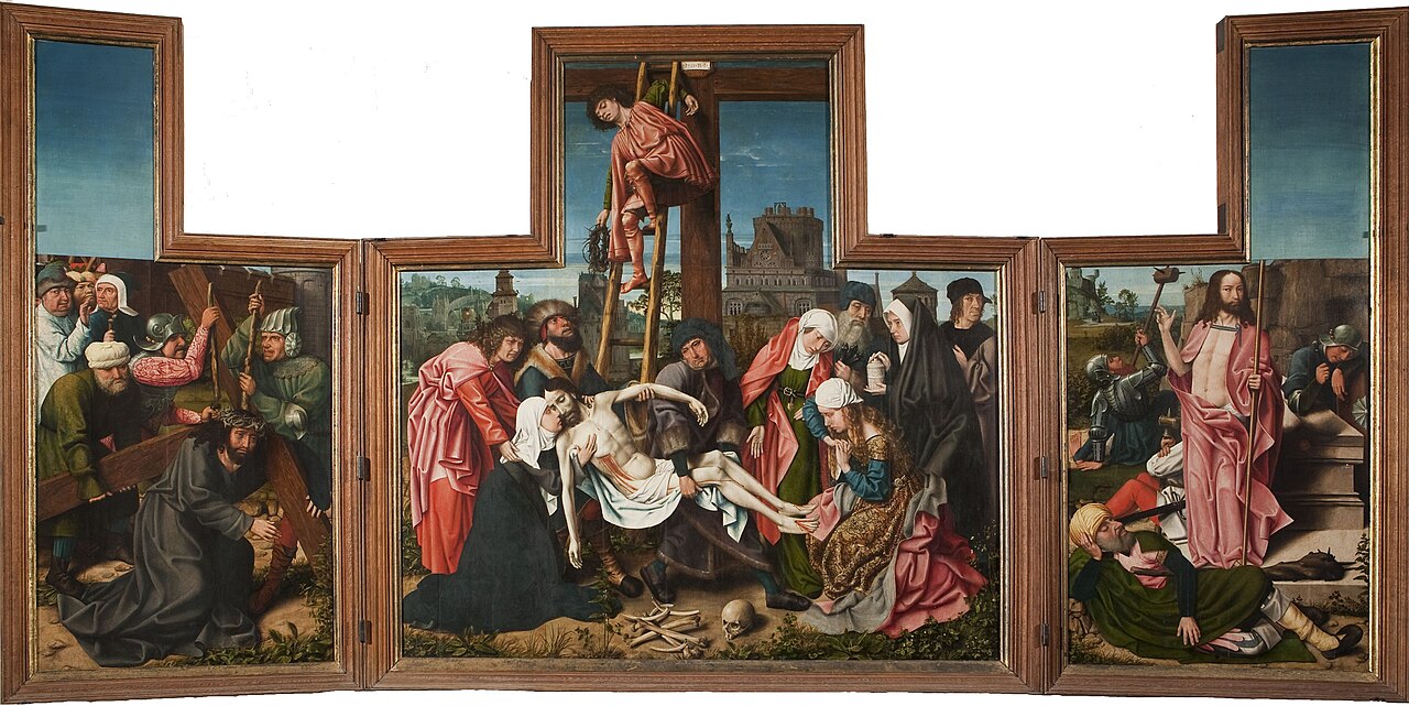 Triptych of the Lamentation of Christ by Master of Frankfurt