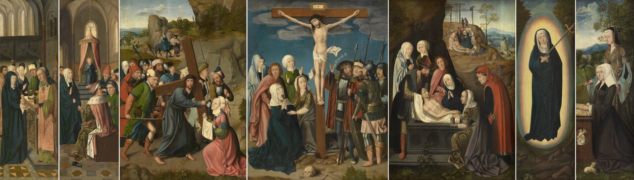 The Seven Sorrows of Mary by Master of Hoogstraeten