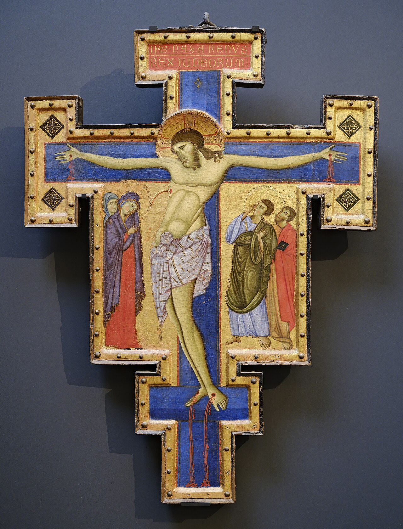 Crucifix by the Master of San Francesco, Louvre by Master of Saint Francis