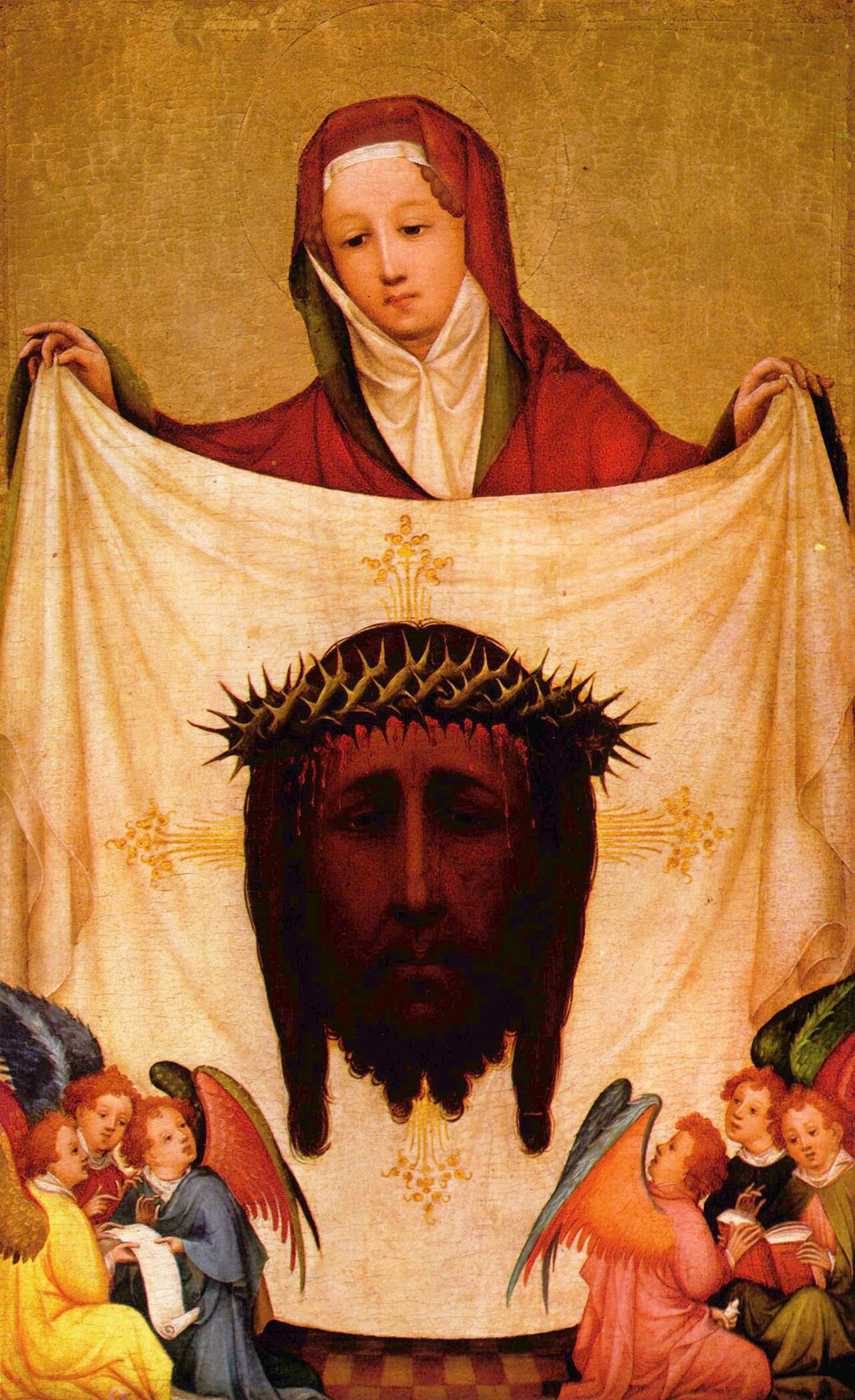 St. Veronica with the Holy Kerchief by Master of Saint Veronica