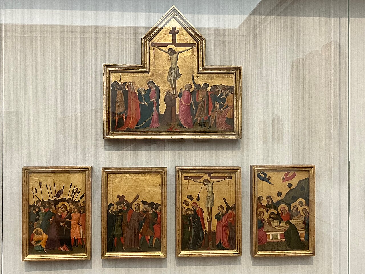 Four Passion scenes by Master of San Martino alla Palma