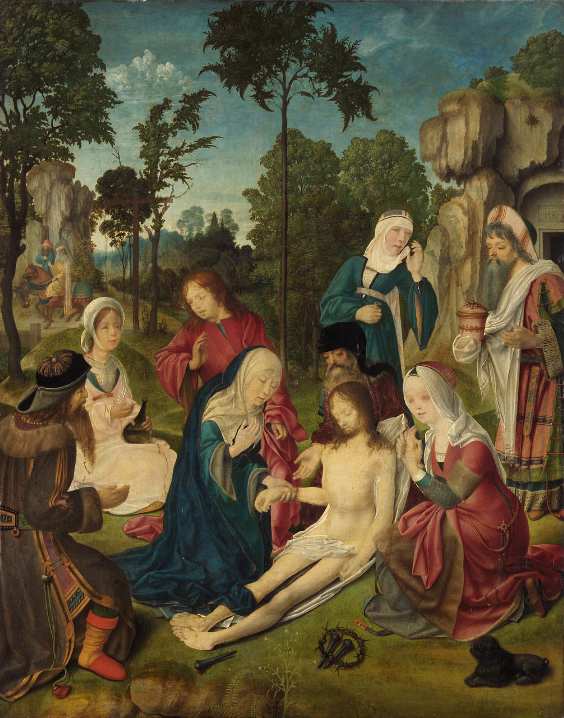 Lamentation of Christ by Master of the Aachen Altar