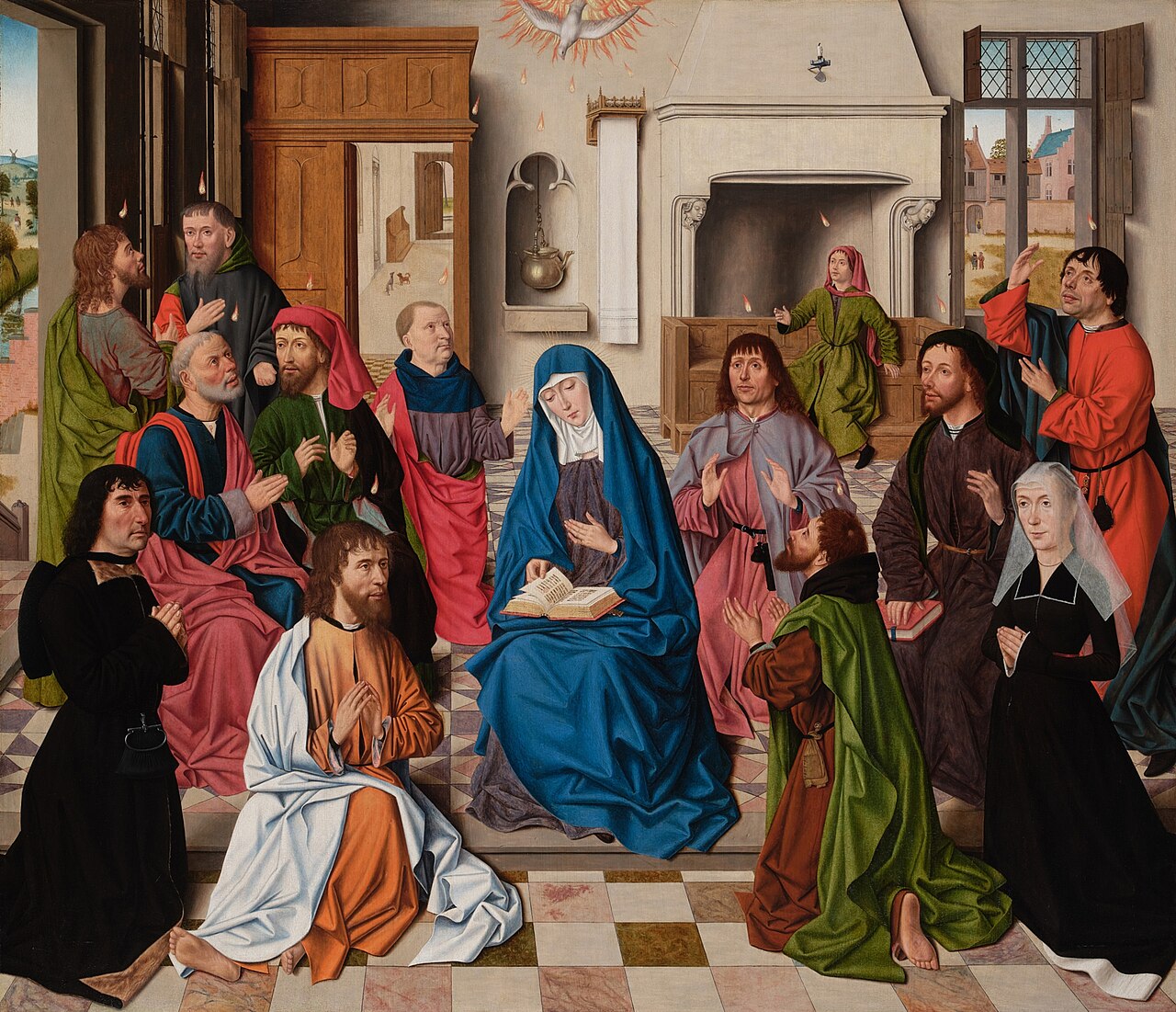 Pentecost by Master of the Baroncelli Portraits