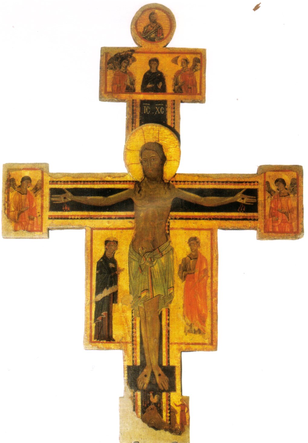Painted crucifix by the Master of Bigallo by Master of the Bigallo Crucifixion