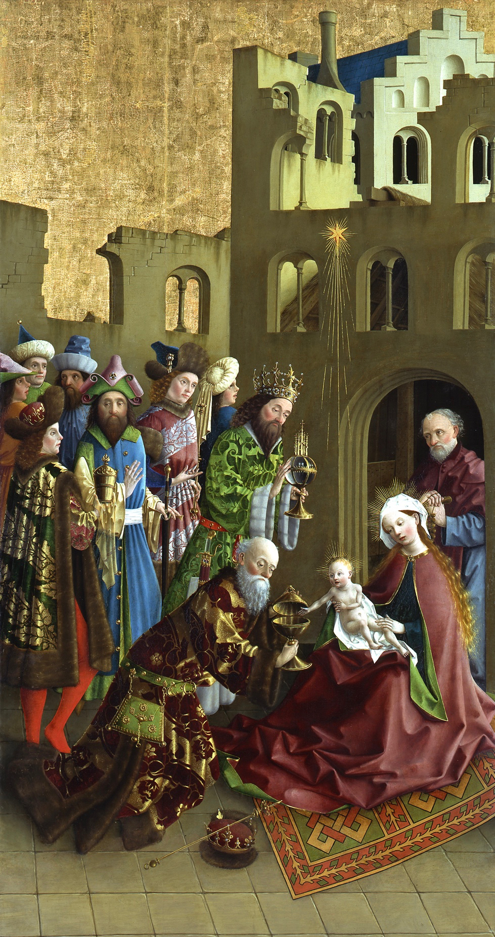 Darmstadt Altarpiece: The Epiphany by Master of the Darmstadt Passion