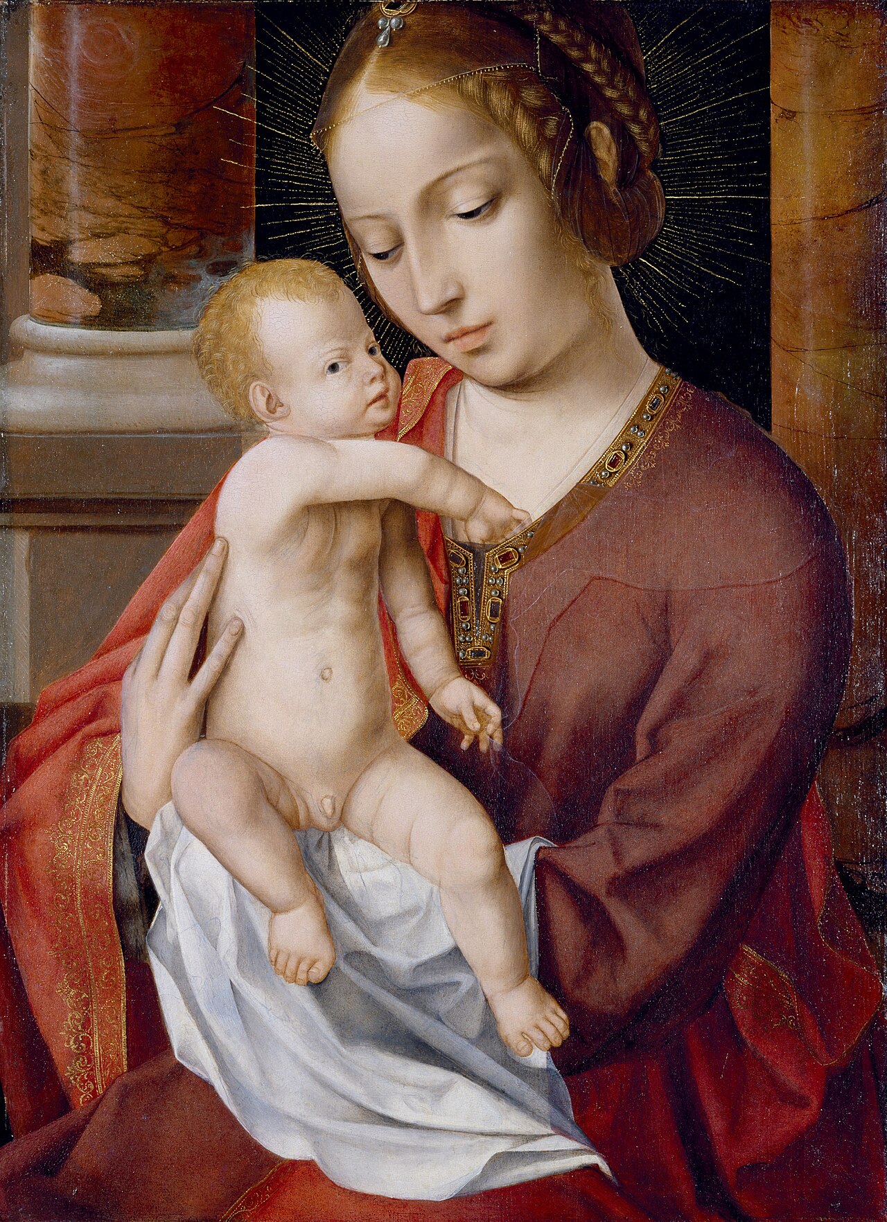 Virgin and Child by Master of the Holy Blood