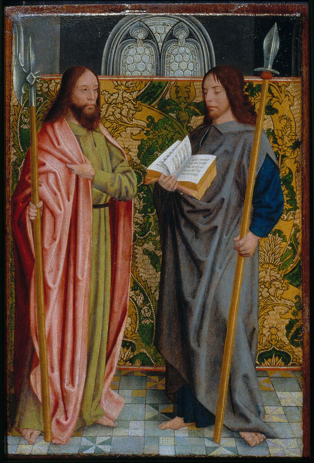 Saints Matthias and Matthew by Master of the Holy Kinship the Younger