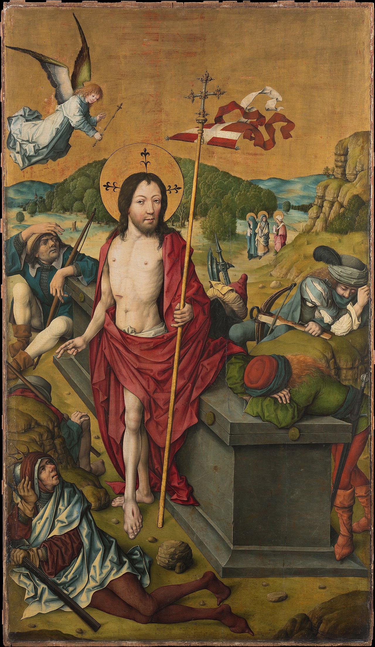 Passion Retable: The Resurrection by Master of the Housebook