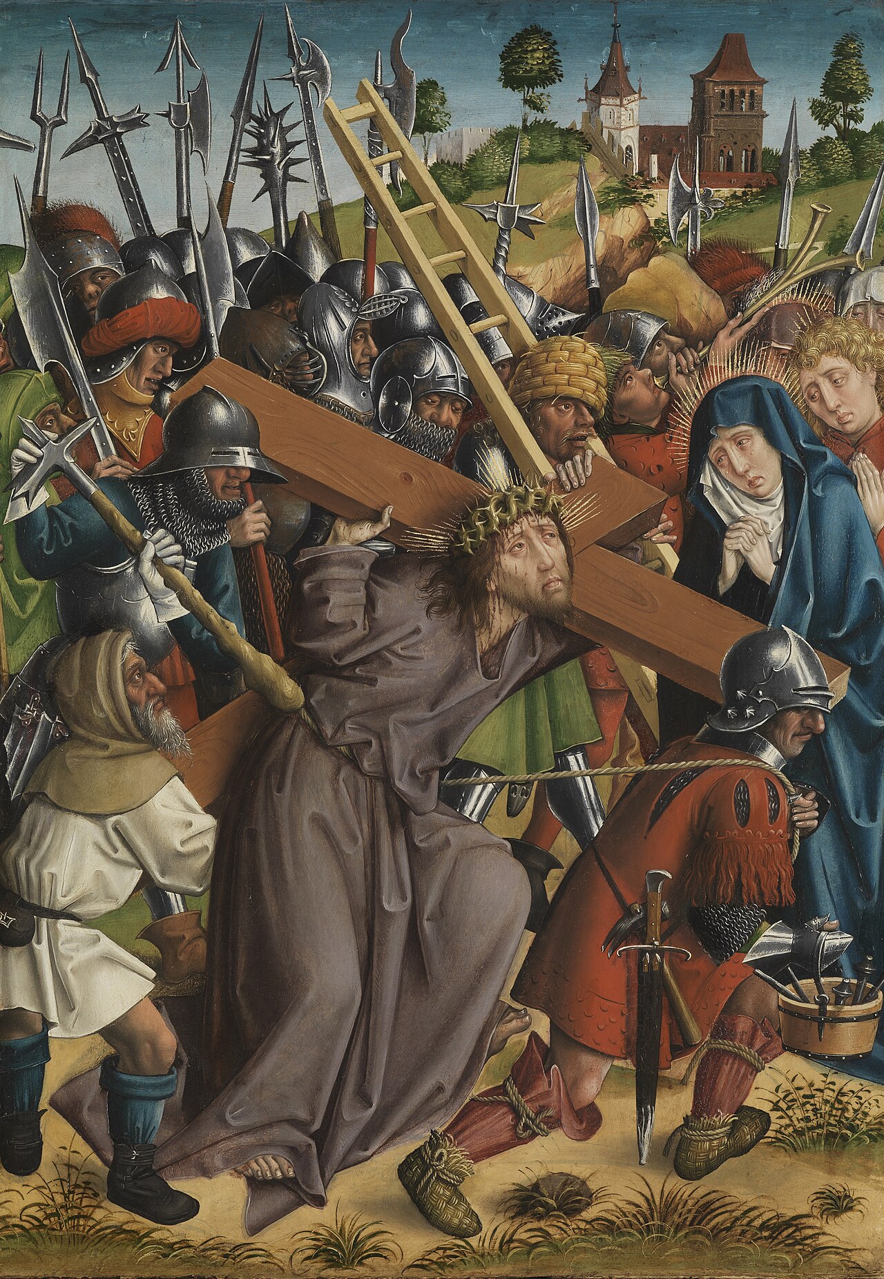 Christ Carrying the Cross by Master of the Karlsruhe Passion