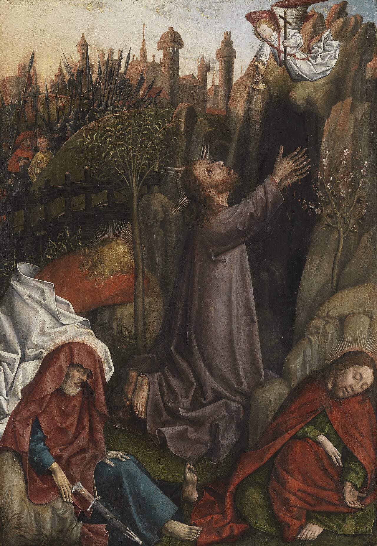 Prayer on the Mount of Olives by Master of the Karlsruhe Passion