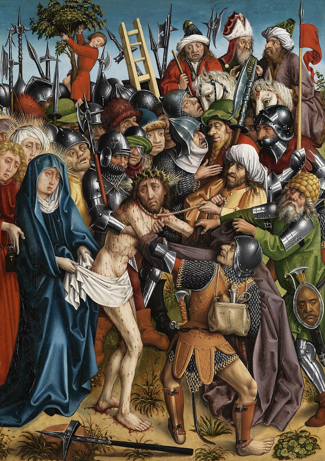 The Disrobing of Christ by Master of the Karlsruhe Passion