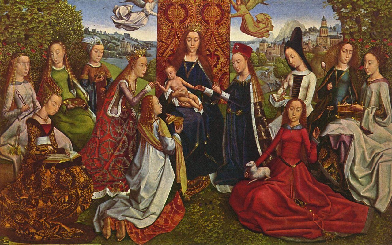 Virgo inter Virgines by Master of the Legend of Saint Lucy