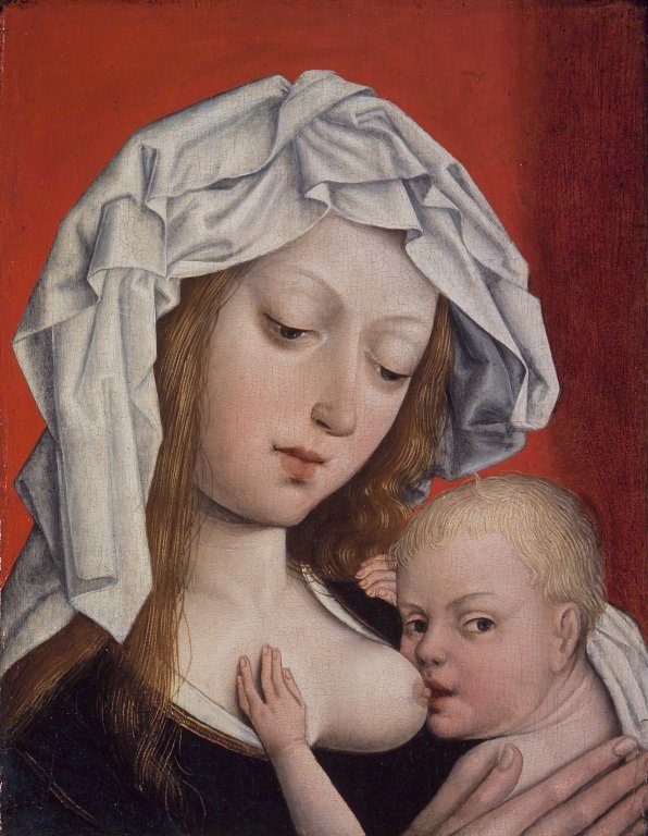 Madonna Nursing the Christ Child by Master of the Legend of the Magdalene