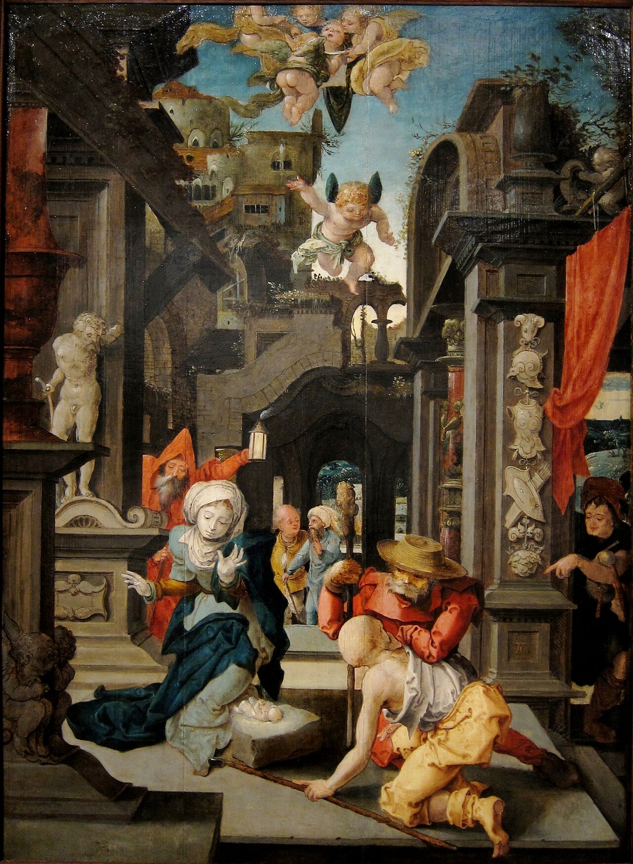 The Adoration of the Shepherds by Master of the Lille Adoration
