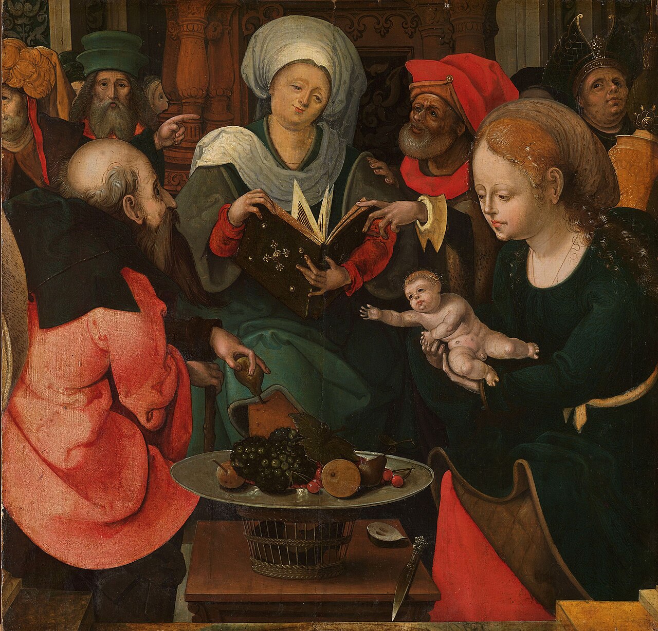 The Holy Kinship by Master of the Lille Adoration