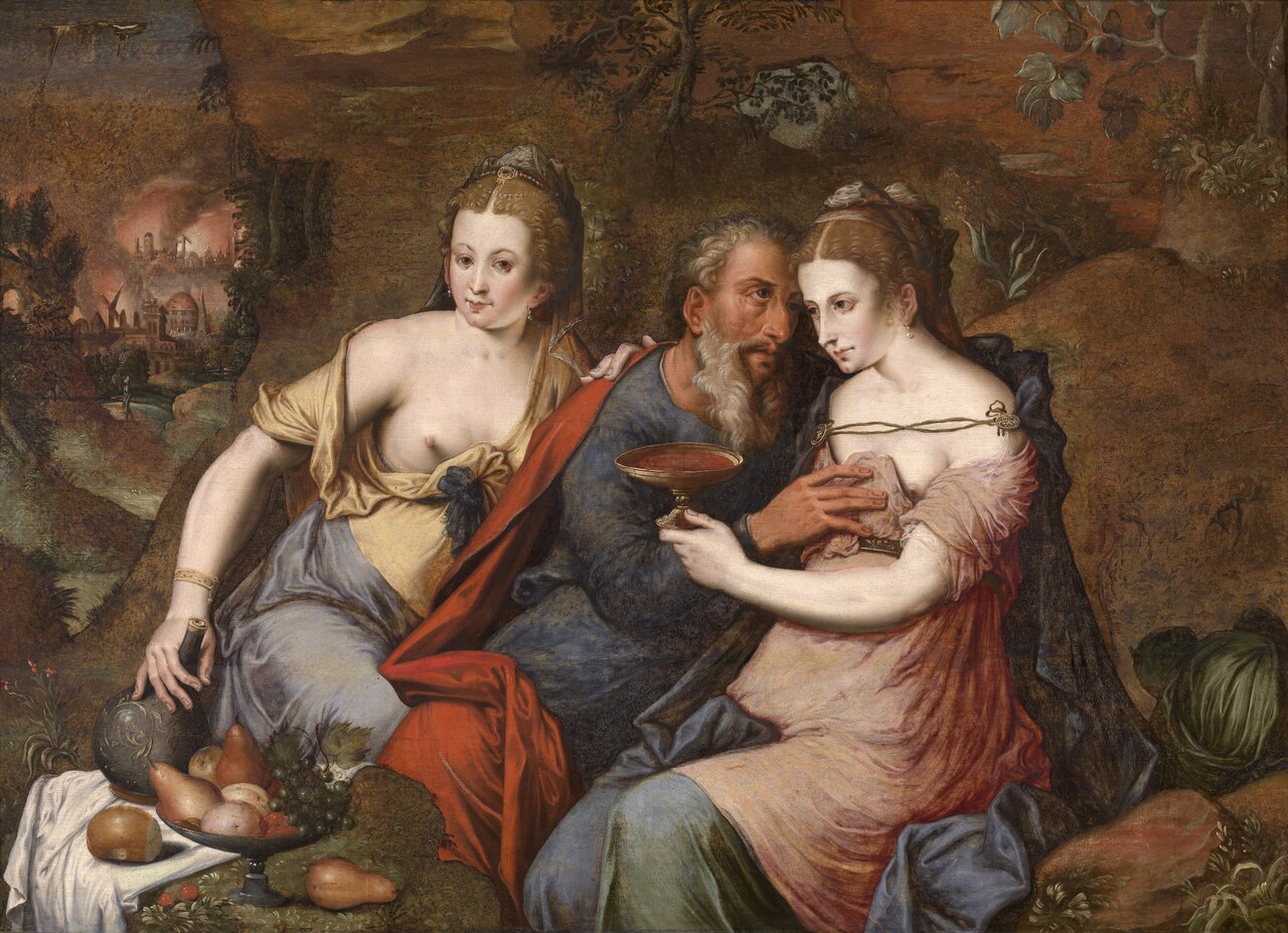 Lot and his Daughters by Master of the Prodigal Son