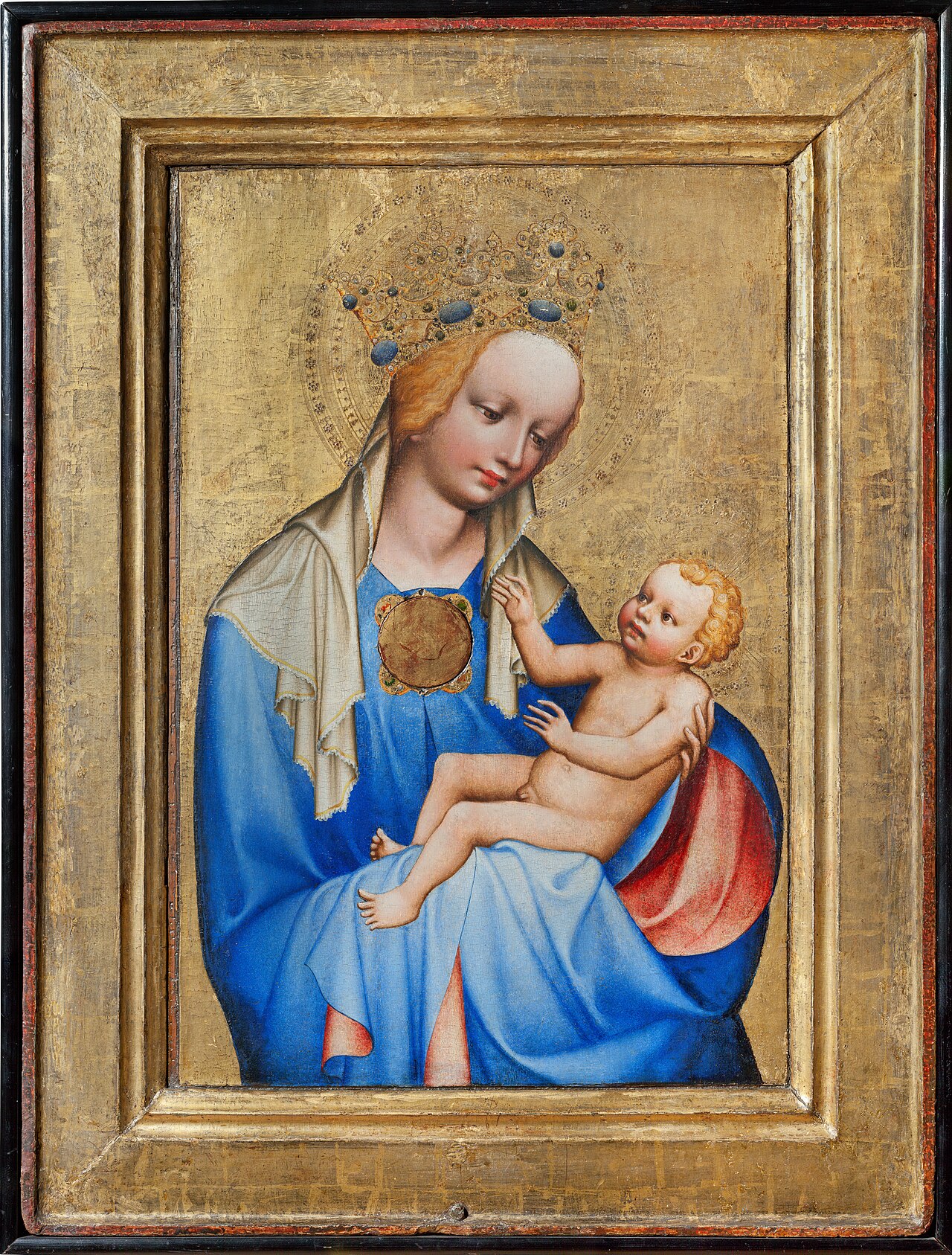 Madonna of Roudnice by Master of the Třeboň Altarpiece