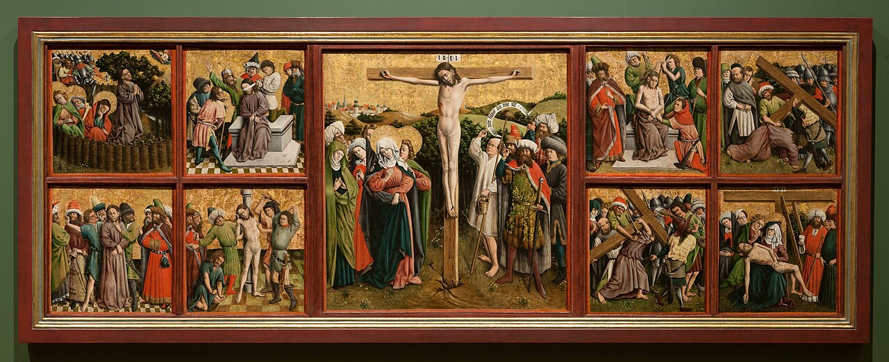 Altarpiece with The Passion of Christ by Master of the Tucher Altarpiece