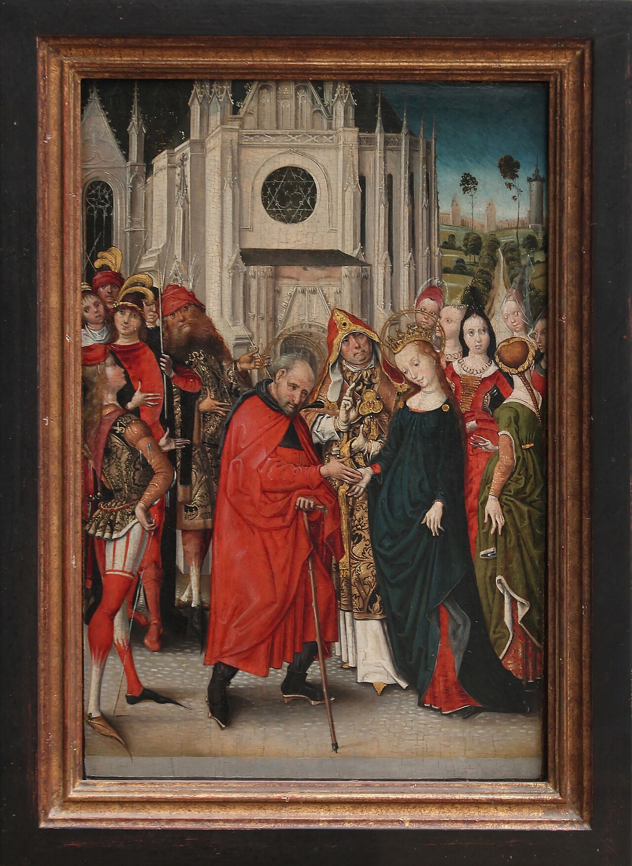 The Marriage of the Virgin by Master of the View of Saint Gudula