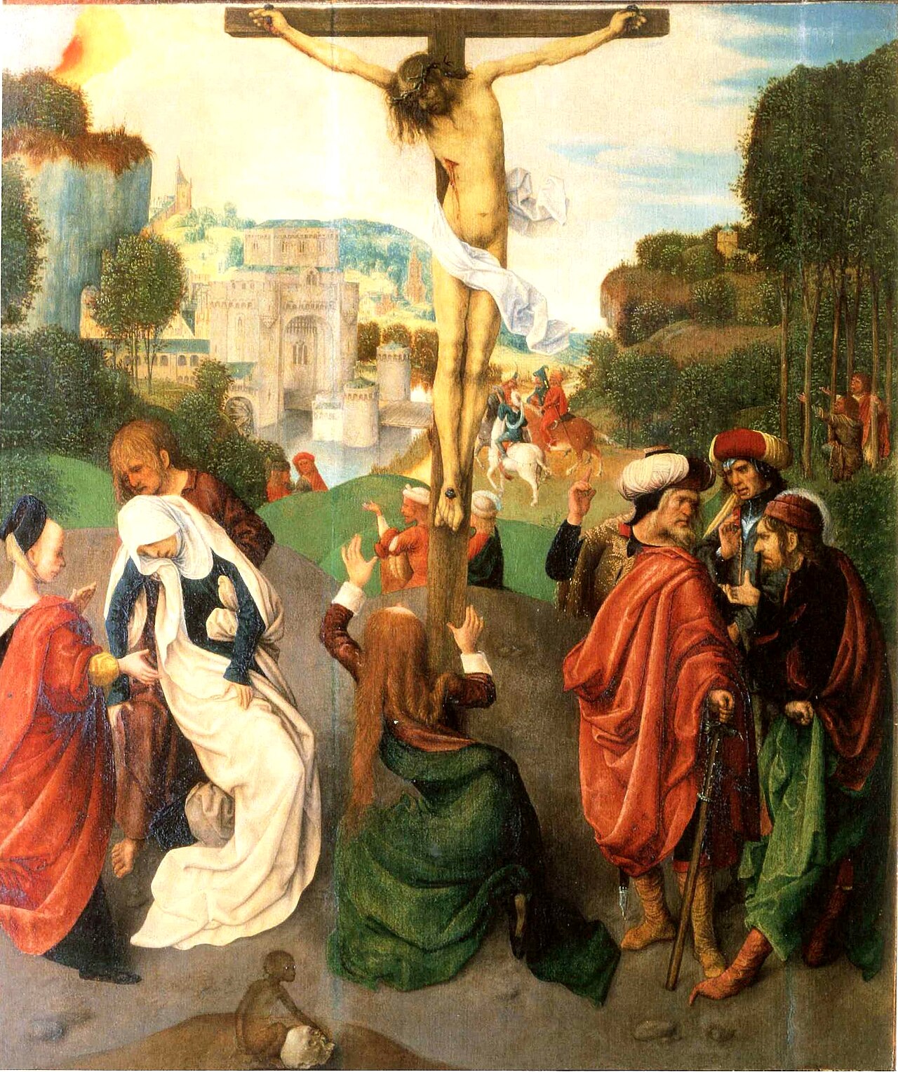 Crucifixion by Master of the Virgo inter Virgines