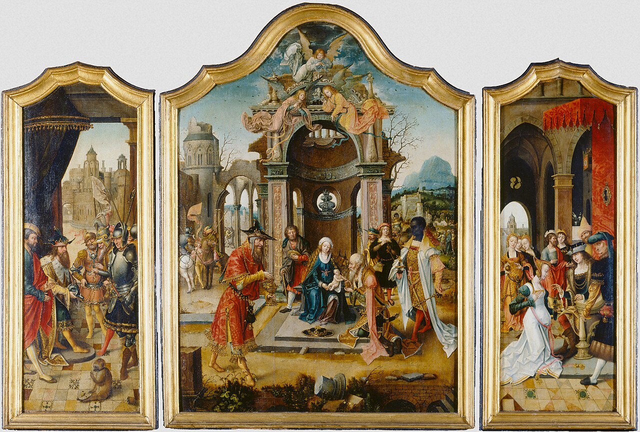 Triptych of the Adoration of the Magi by Master of the Von Groote Adoration