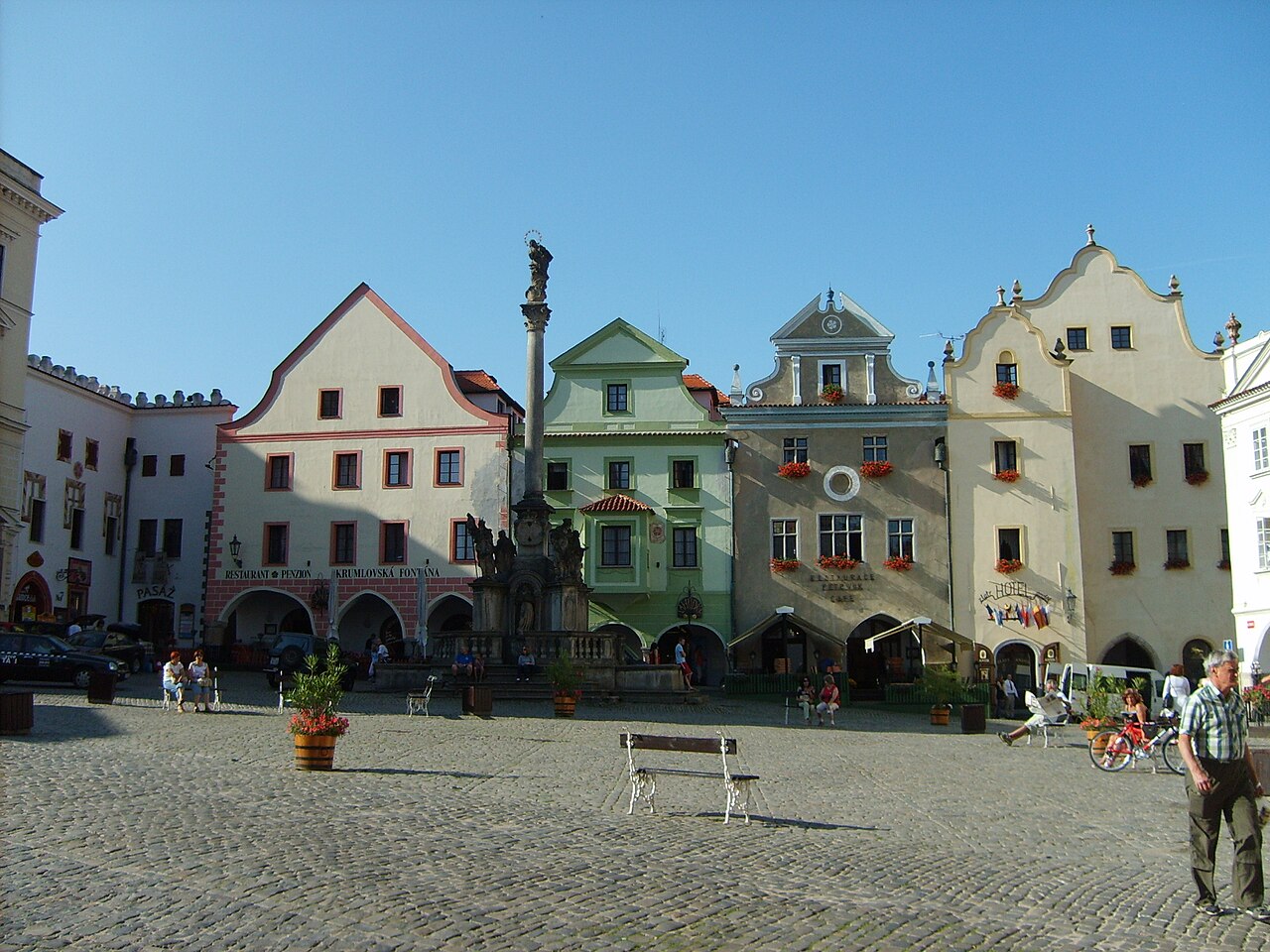 Maria column (Český Krumlov) by Matej Václav Jäckel