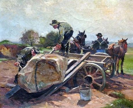 Loading the boalder, Rijswijk by Mathias Alten