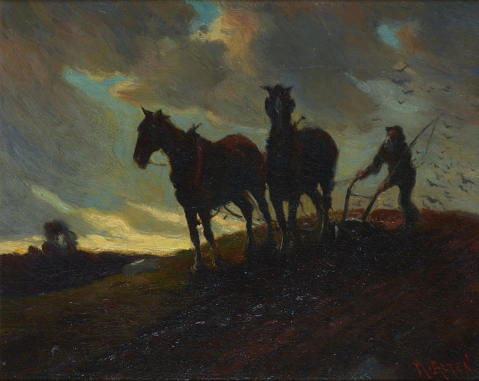 Rocky Soil, Lyme (Ploughing) by Mathias Alten