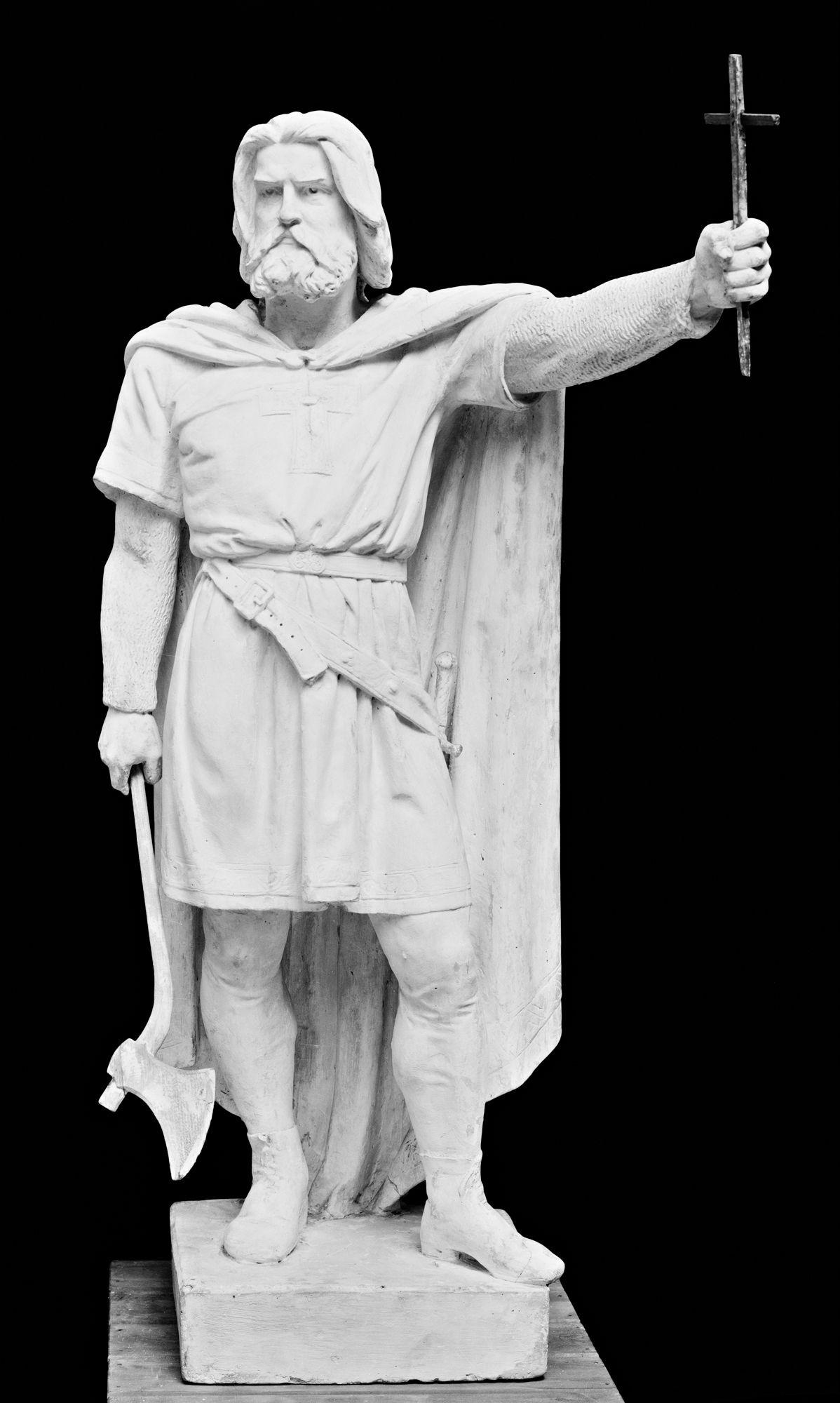 King Olav, Patron Saint of Norway by Mathias Skeibrok