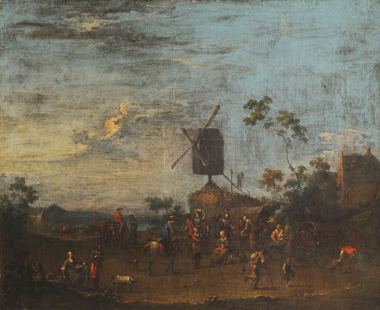 Peasant Fair by Mathys Schoevaerdts