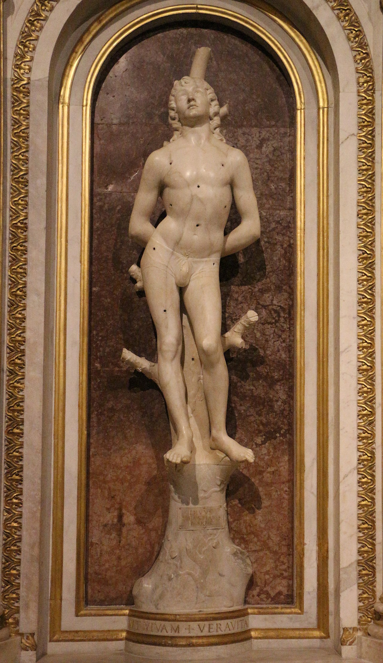 Statue of Saint Sebastian by Matteo Civitali in the Cathedral of Lucca by Matteo Civitali