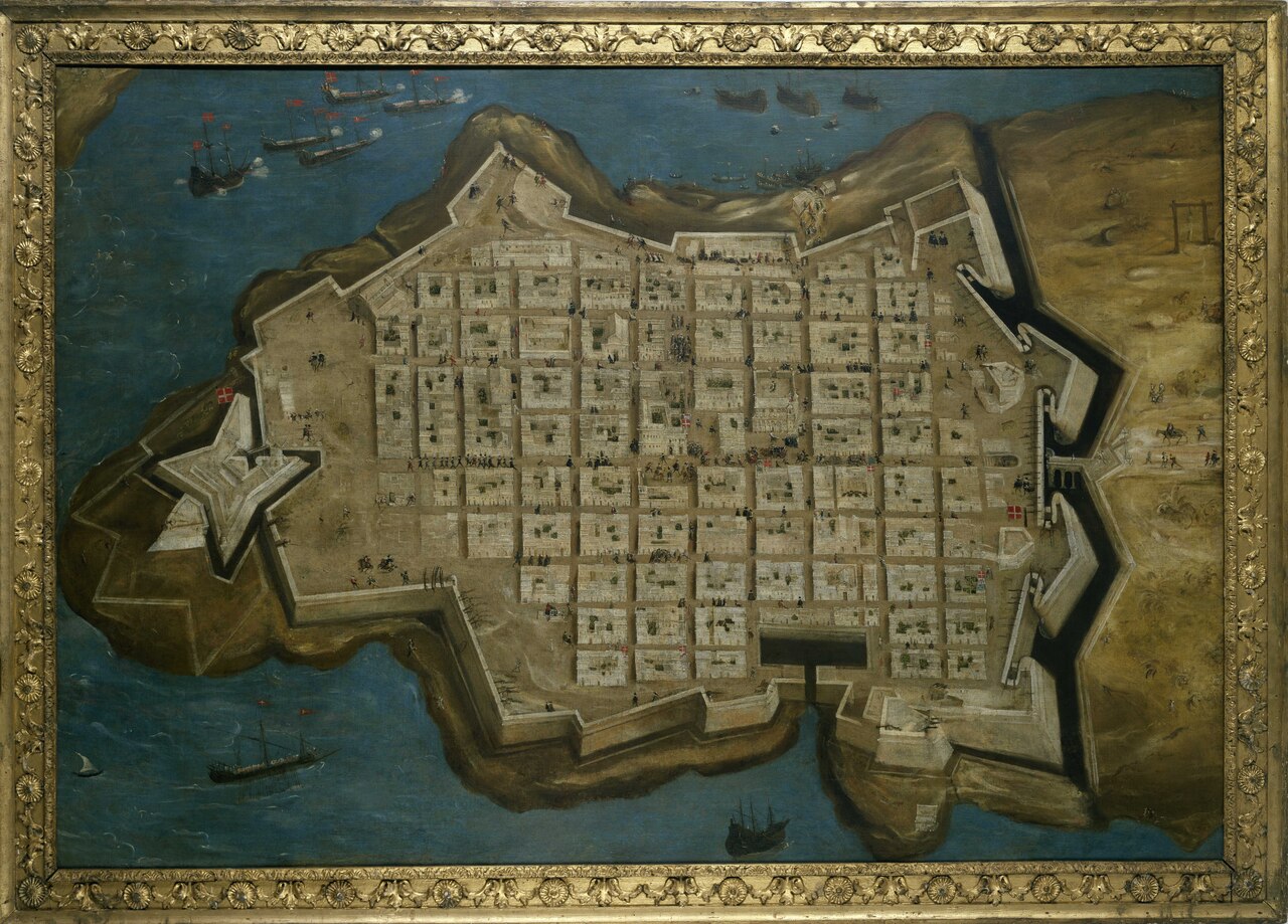 The Siege of Malta: Valetta, 13 September 1565 by Matteo Perez d'Aleccio