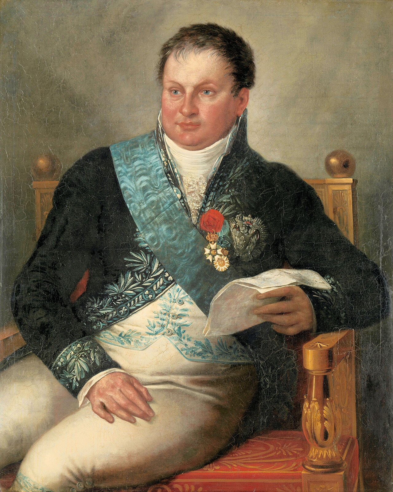 Portrait of Isaac Jan Alexander Gogel by Mattheus Ignatius van Bree