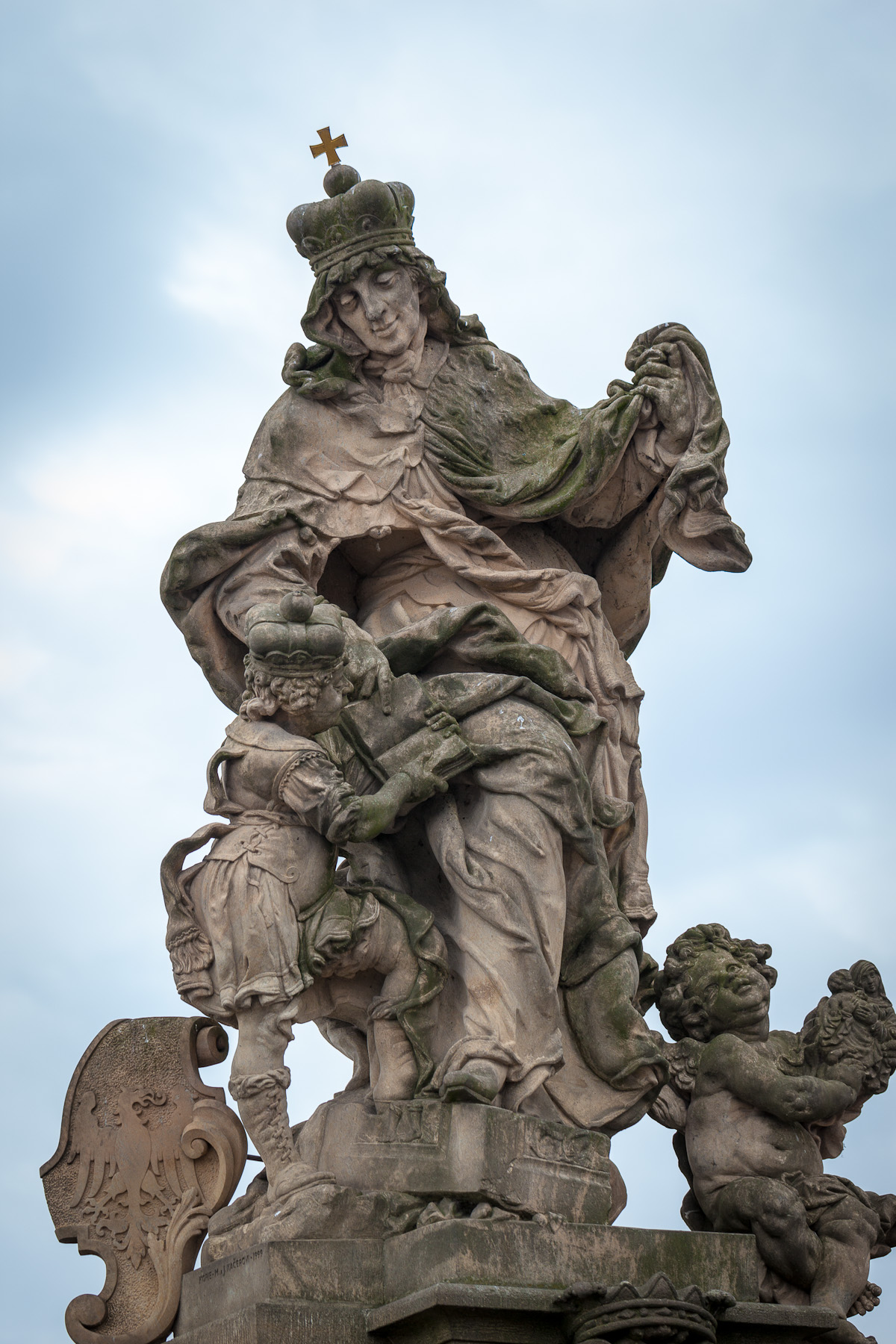 Statue of Saint Ludmila, Charles Bridge by Matthias Braun
