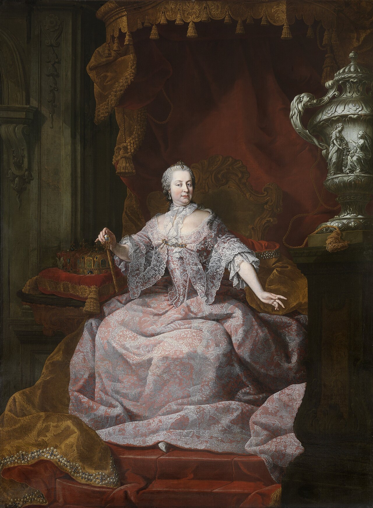 Portrait of Empress Maria Theresa by Matthias de Visch