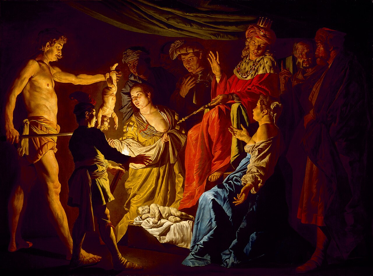 The Judgment of Solomon by Matthias Stom