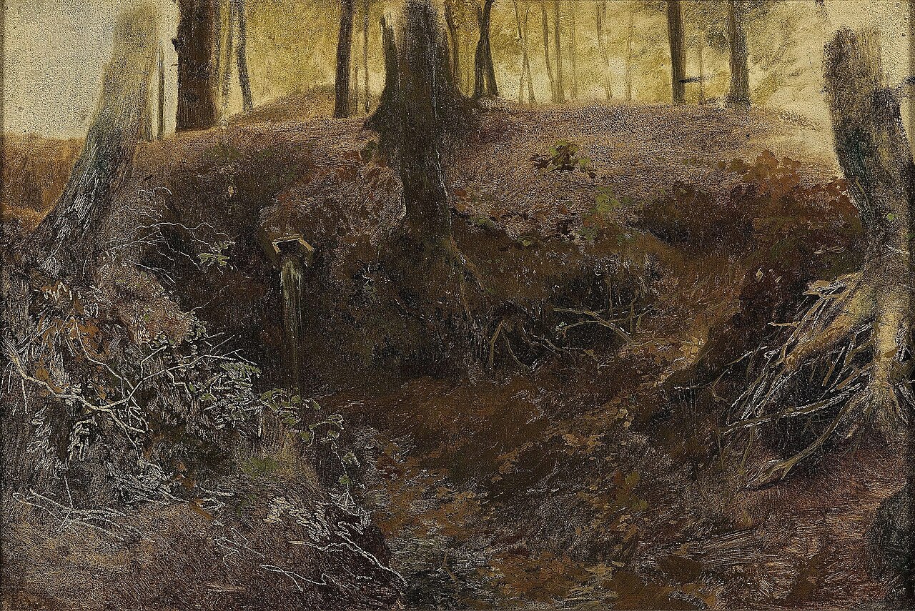 'De Oorsprong' (Woodland Scene at Oosterbeek) by Matthijs Maris