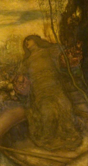 The Lady of Shalott by Matthijs Maris