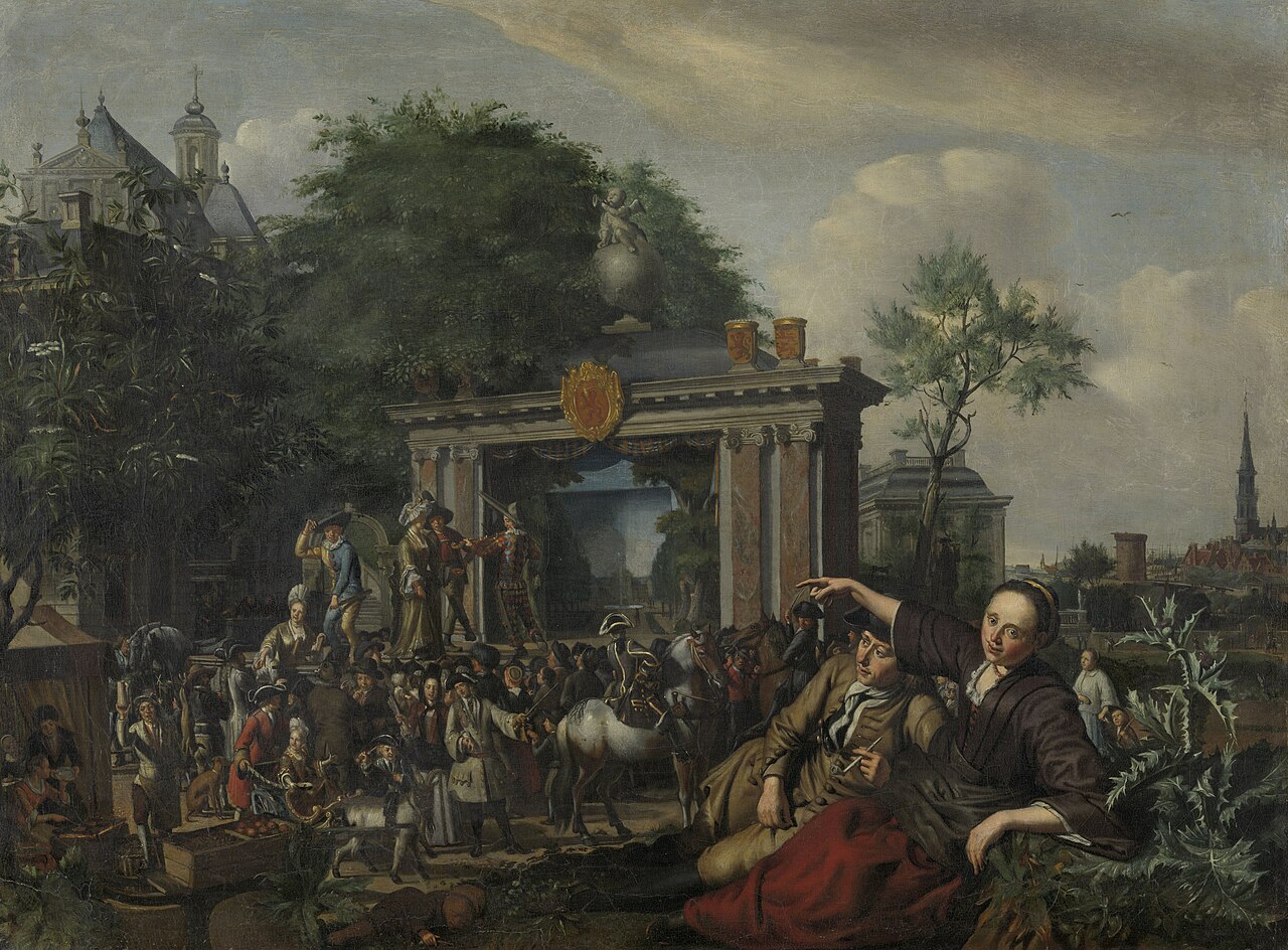 Theatrical performance in the open air by Matthijs Naiveu