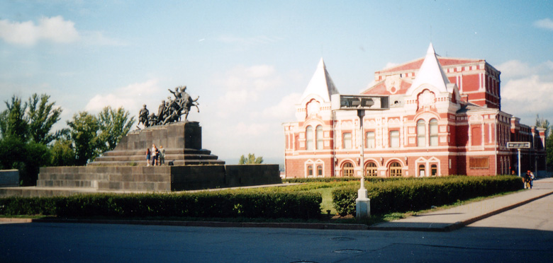 Chapayev monument (Samara) by Matvey Genrikhovich Manizer