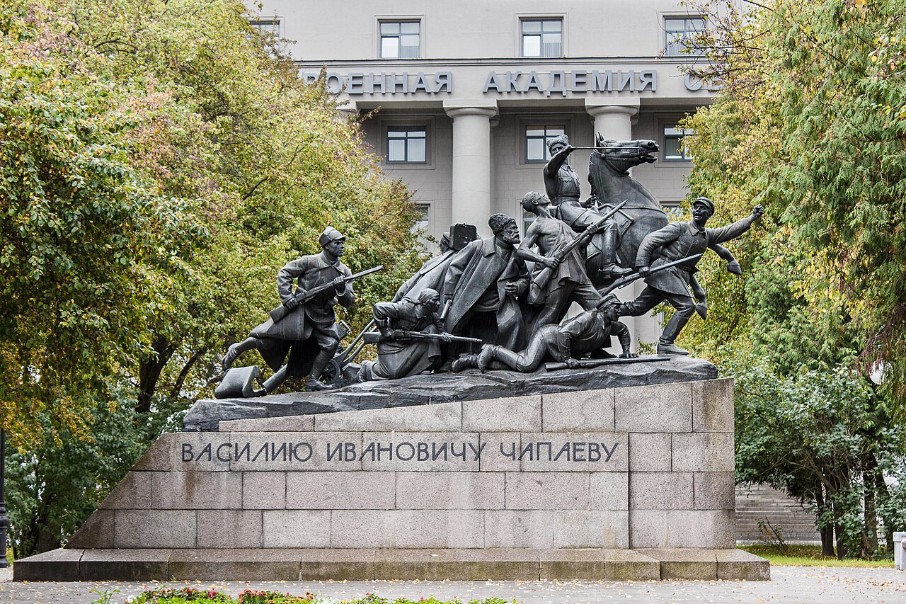 Chapayev monument by Matvey Genrikhovich Manizer