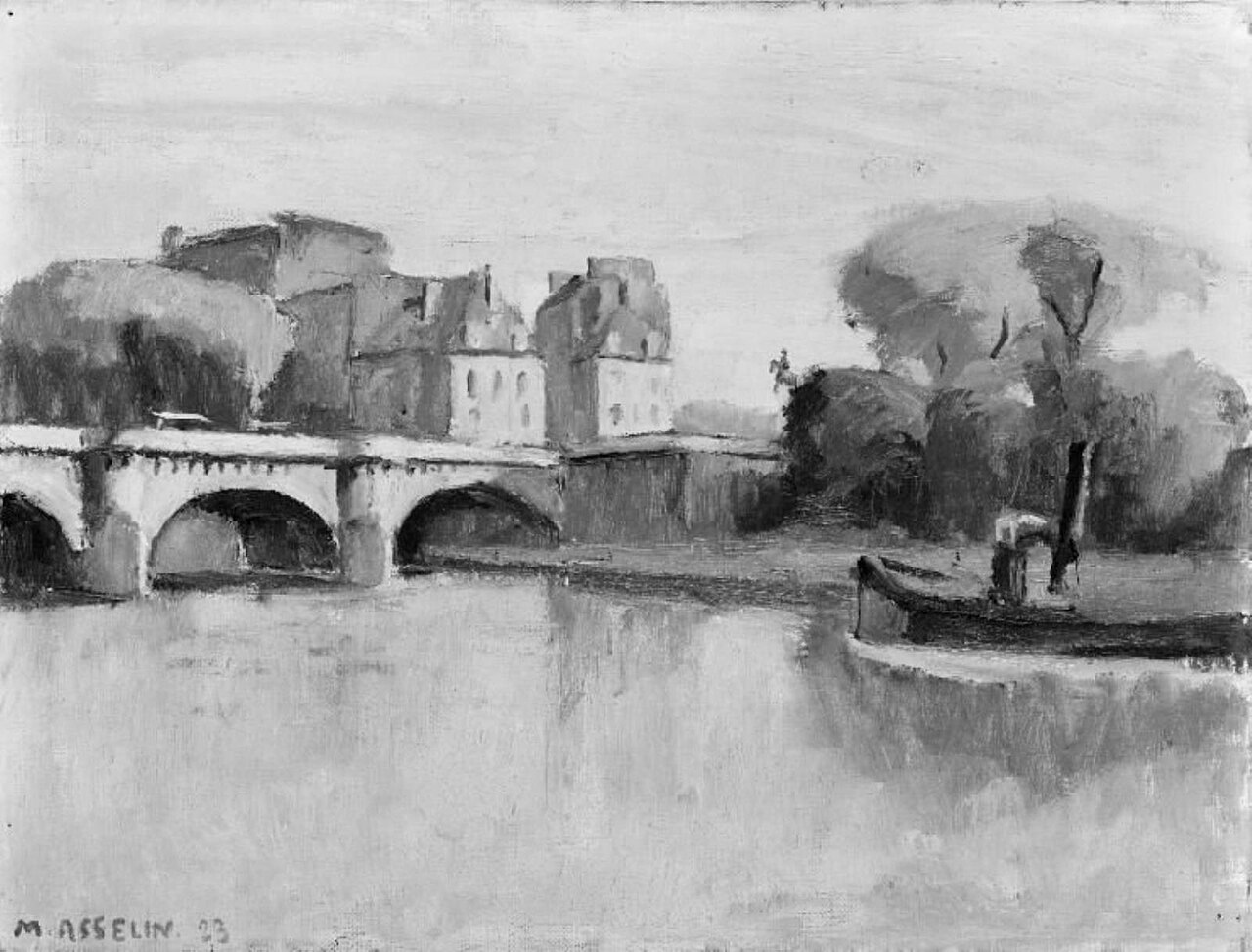 Pont Neuf, Paris by Maurice Asselin