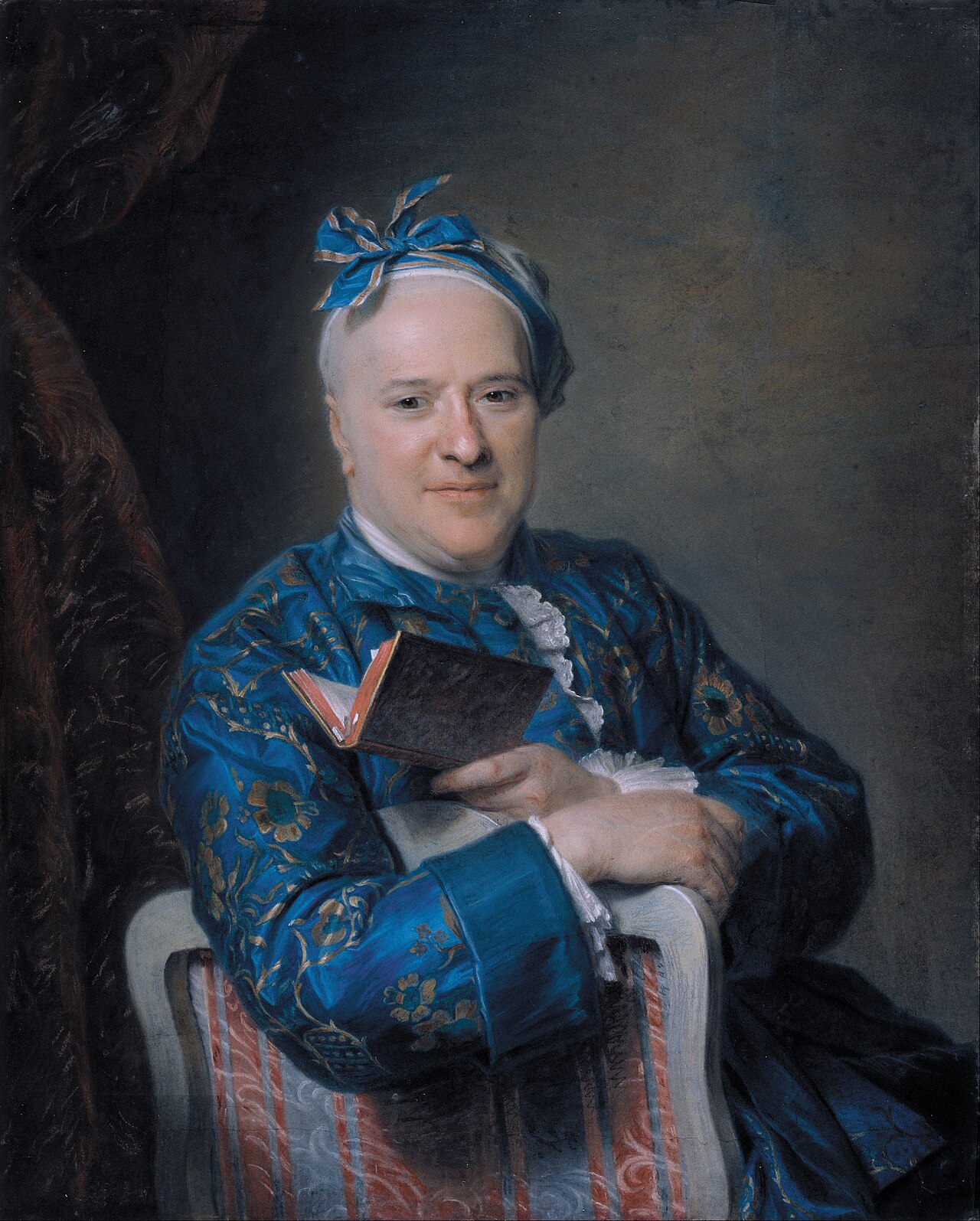 Portrait of Pierre-Louis Laideguive by Maurice Quentin de La Tour