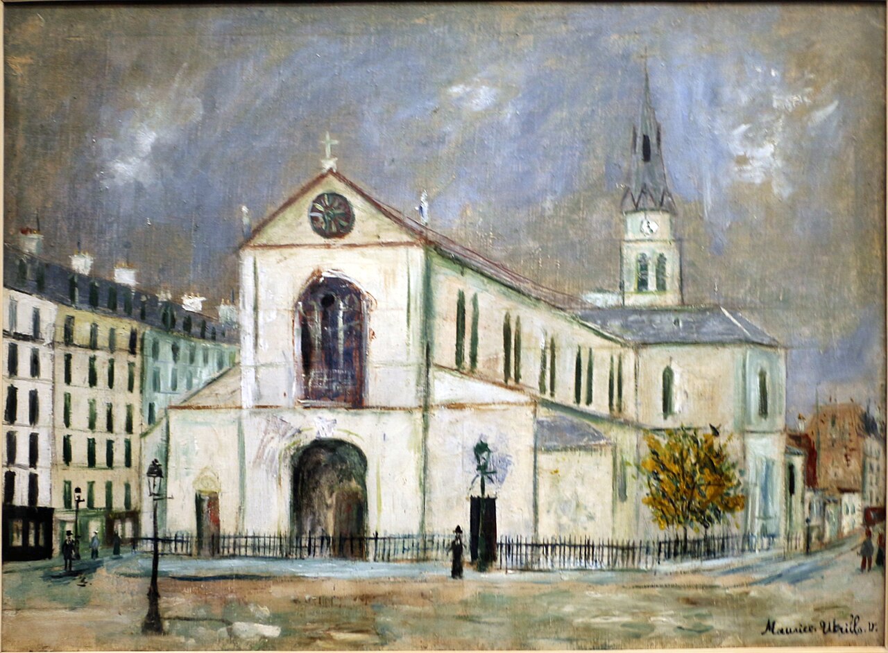 Église de Clignancourt by Maurice Utrillo