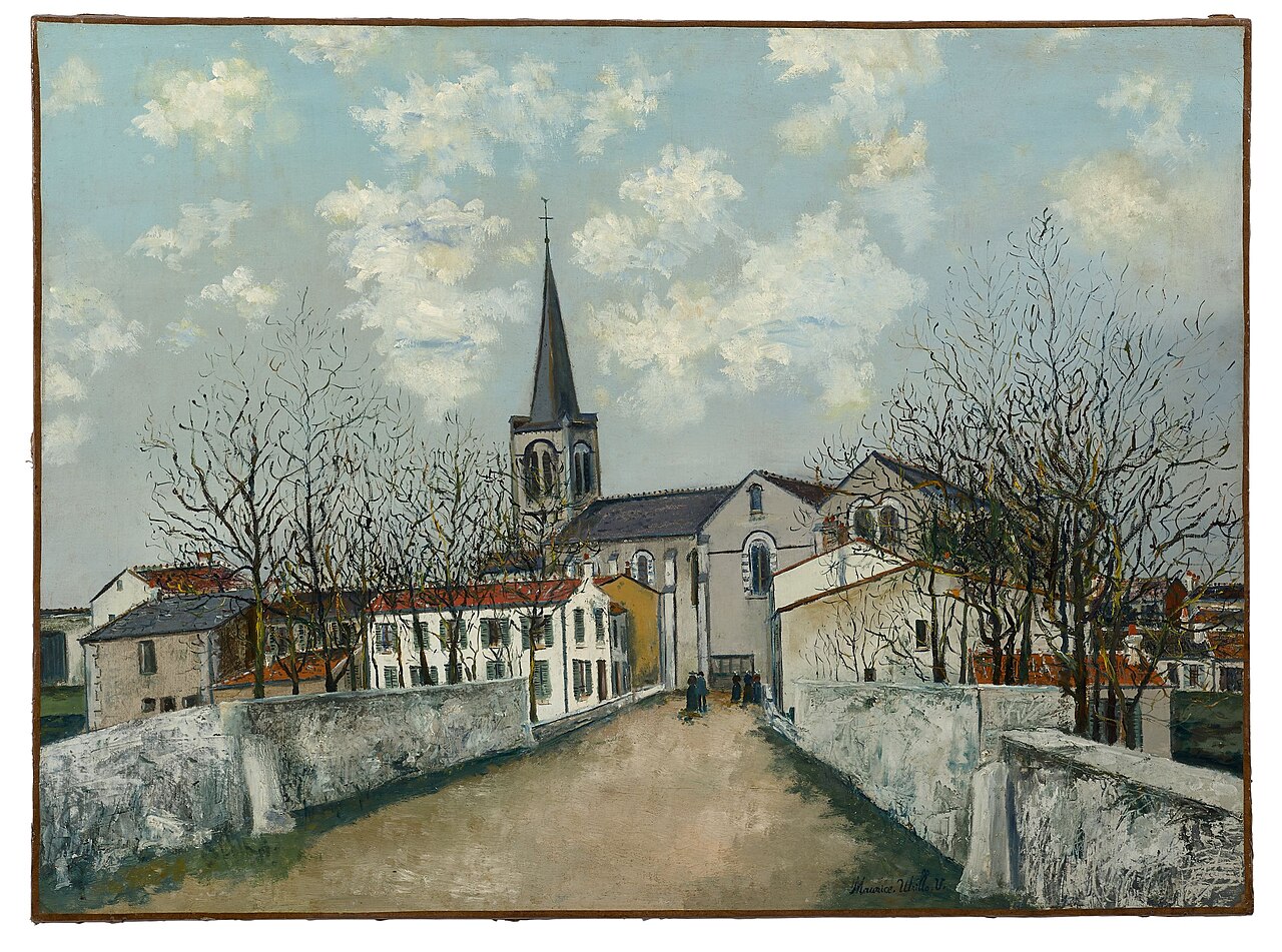 Église de Pont-Saint-Martin (Loire-Atlantique) by Maurice Utrillo