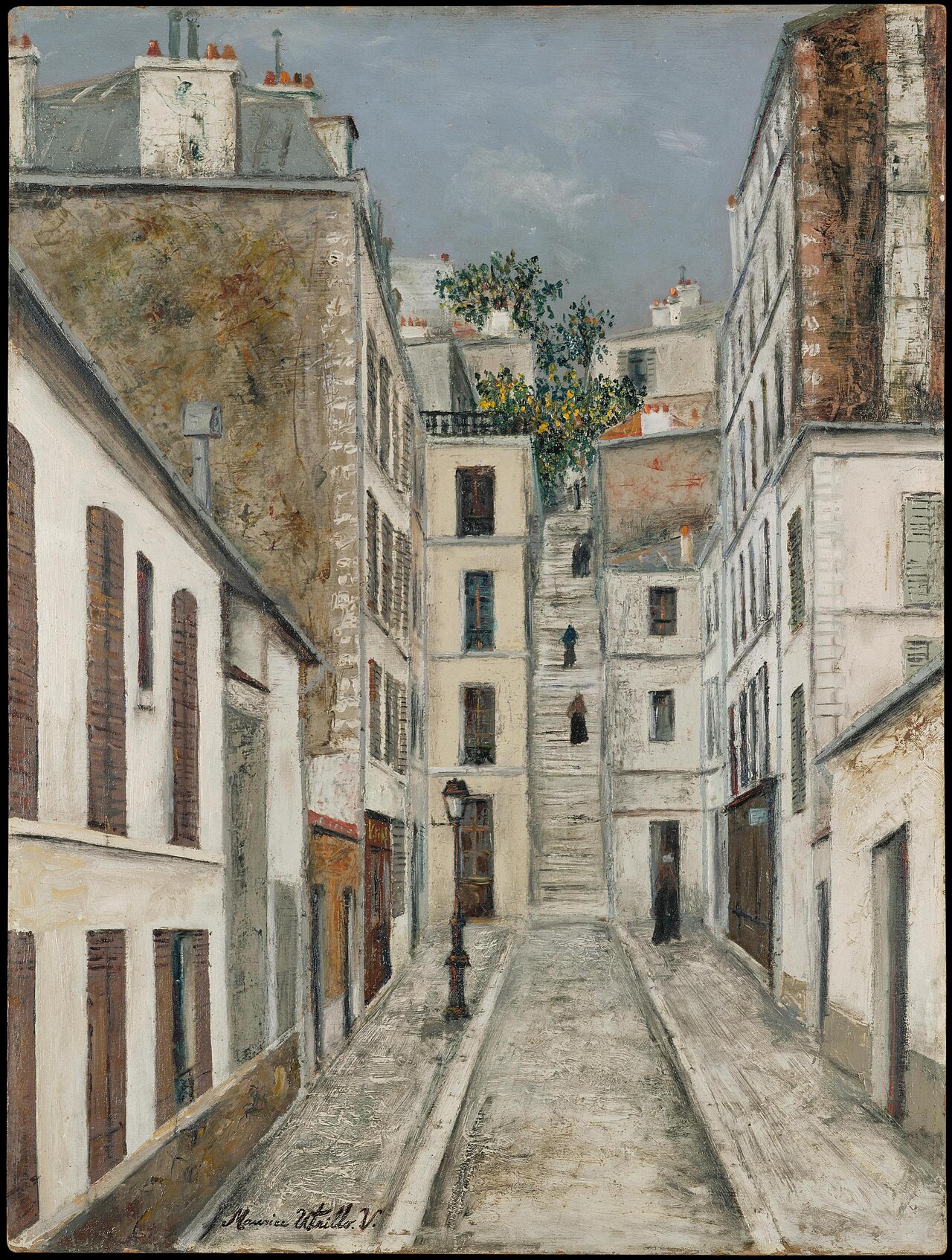 L'Impasse Cottin by Maurice Utrillo