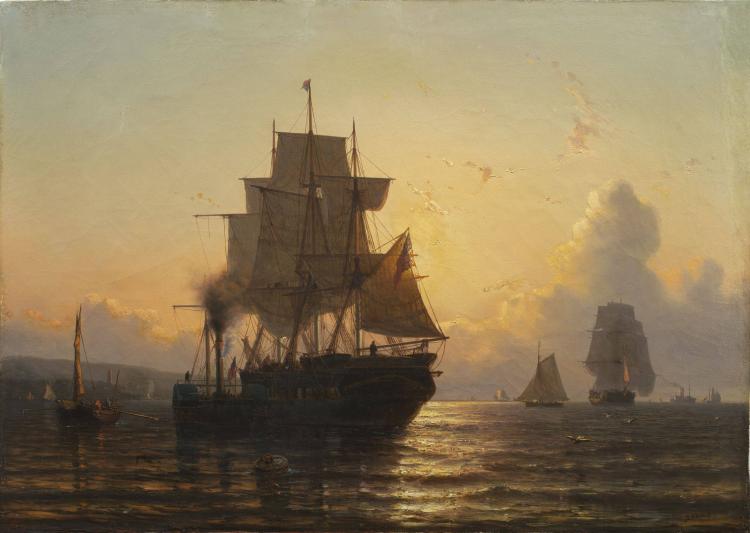 Tropical Sunset at Sea by Mauritz de Haas