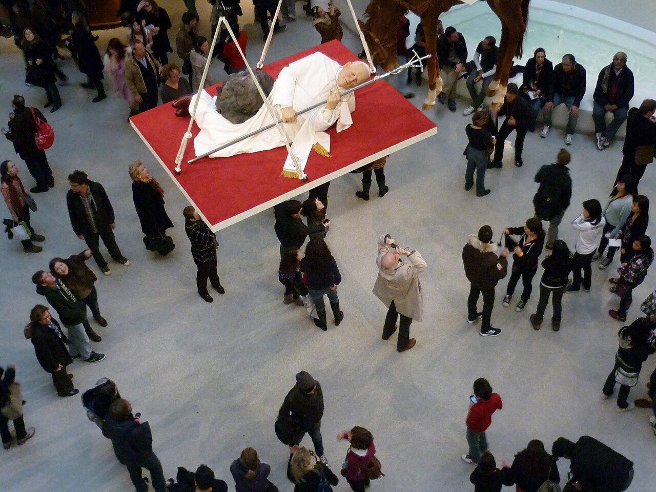 La Nona Ora by Maurizio Cattelan
