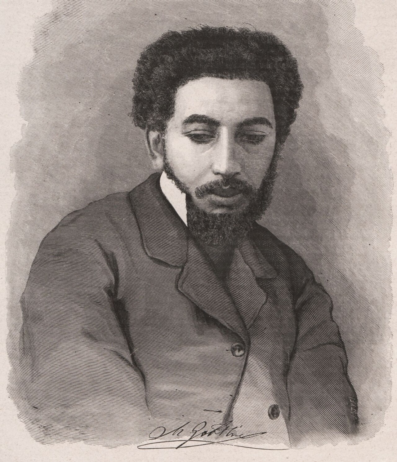 Portrait of Maurycy Gottlieb