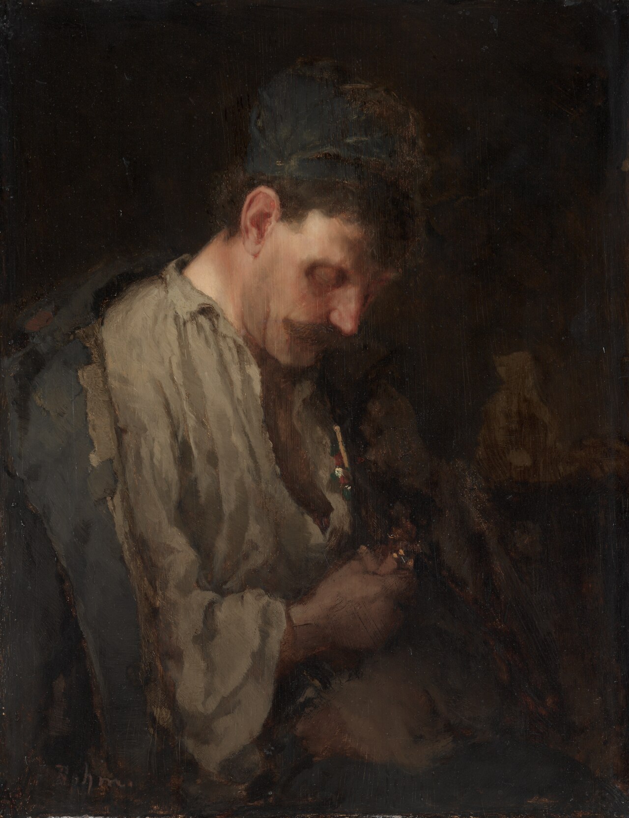 Portrait of Mr. C. by Max Bohm